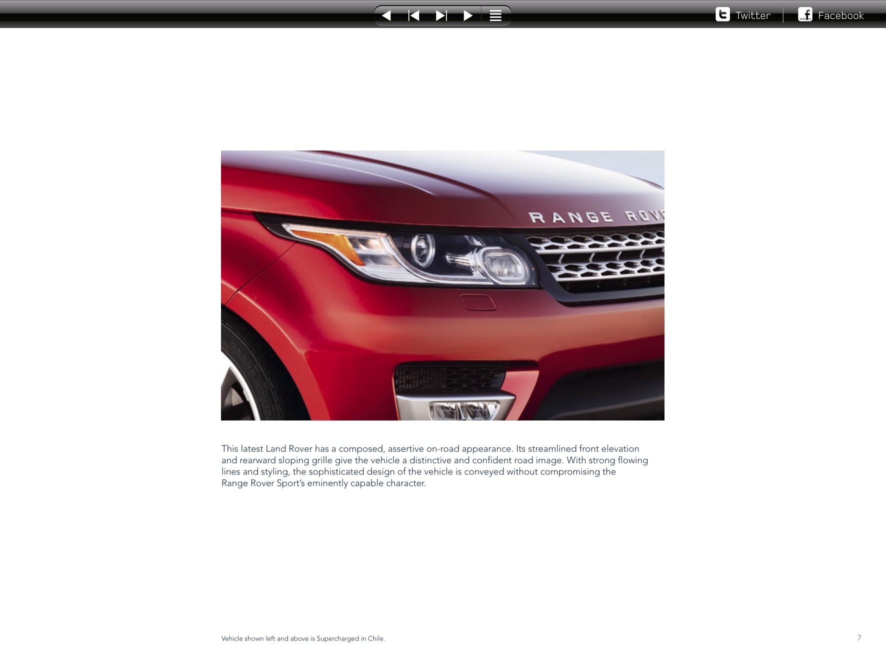 2014 Range Rover Sport Brochure Page 70